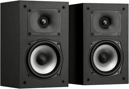 Polk Audio Monitor XT15 High-Resolution Bookshelf Loudspeakers - Black