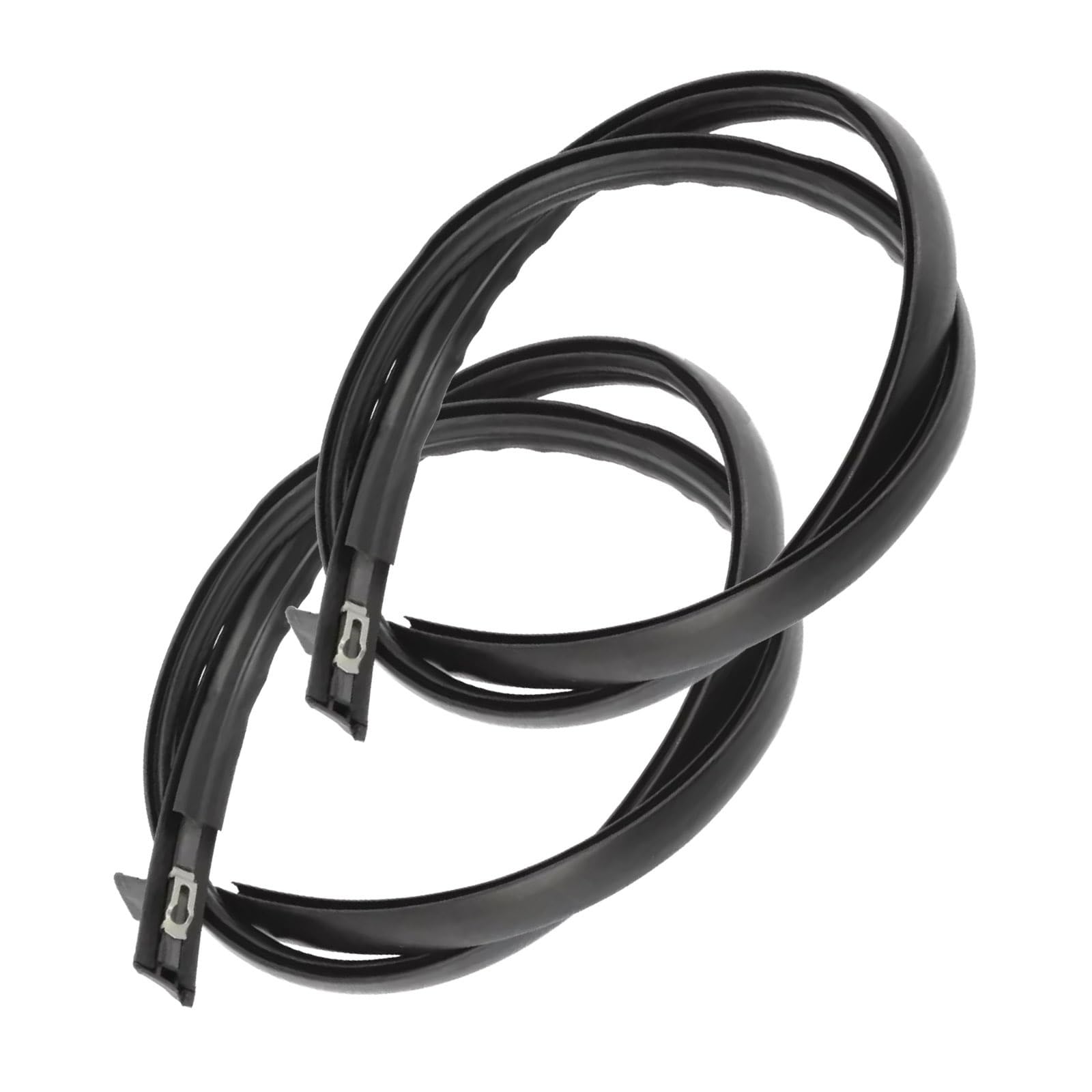 Vbnyba One Color Sealing Strips For Jazz 2003 2004 2005 2006 2007 2008 Gd1 Gd3 Car Roof Seal Strip Replacement 74316-Saa-003 74306-Saa-003(Pair)