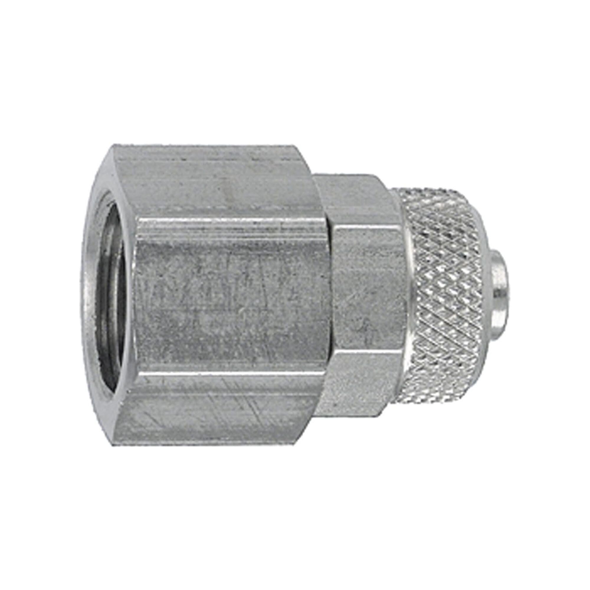 Raccord à visser droit G 1/4 i., pour tuyau 6/4 mm, SW 17 en acier inoxydable 1.4571