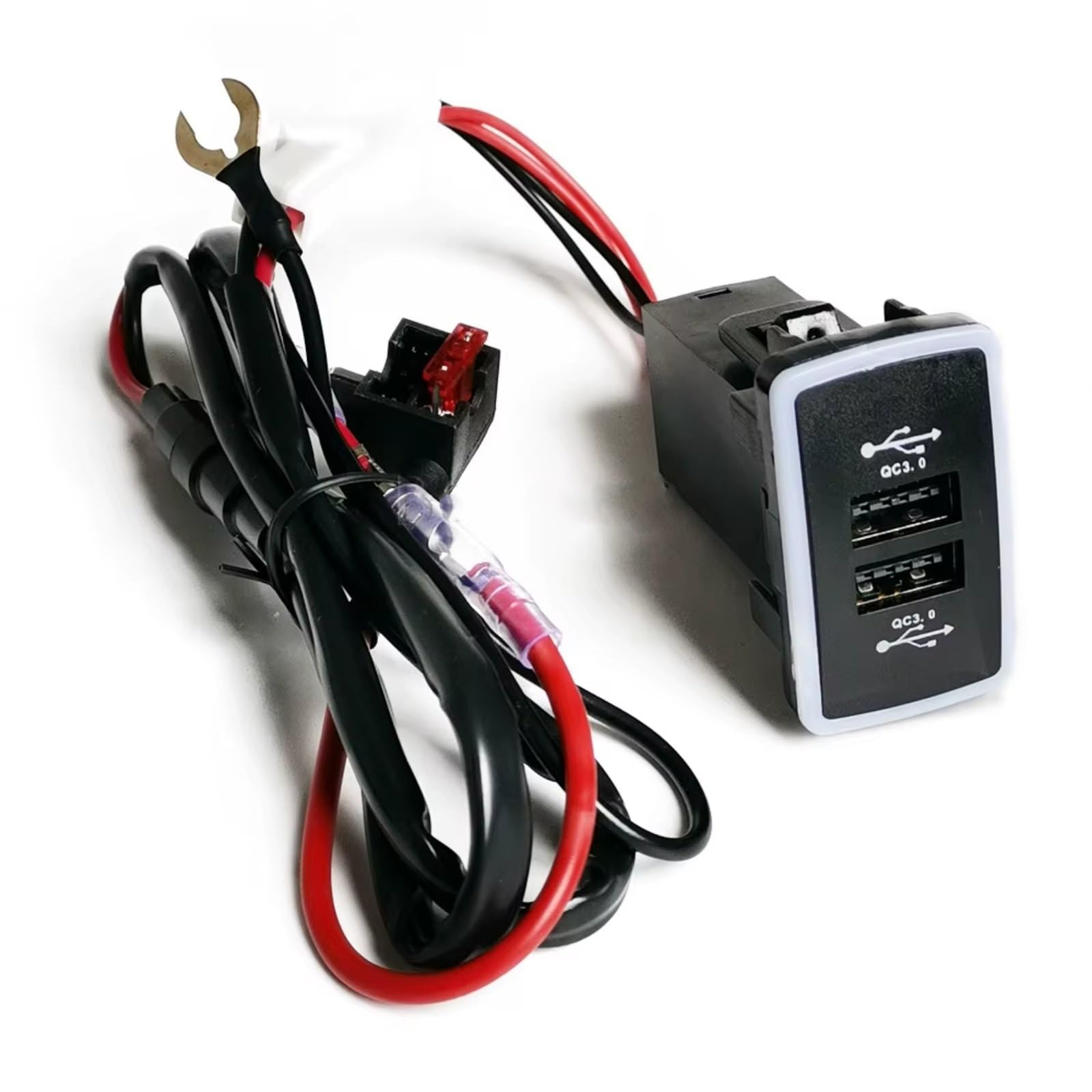 Interruttore Auto USB AUX Console Presa USB Compatibile Con Hrv Per Vezel 2008-2013 12V 24V Auto Dual QC3.0 Presa Ricarica Adattatore Presa Ricarica Del Telefono | []