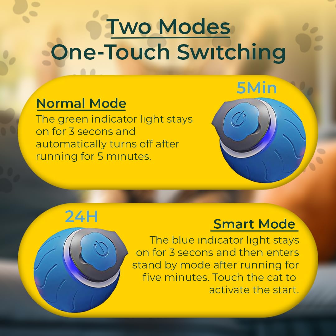 Juguete interactivo para gatos, juguetes interactivos para perros, juguete automático para gatos, recargable por USB, adecuado para interiores y exteriores, juguete para perros en movimiento
