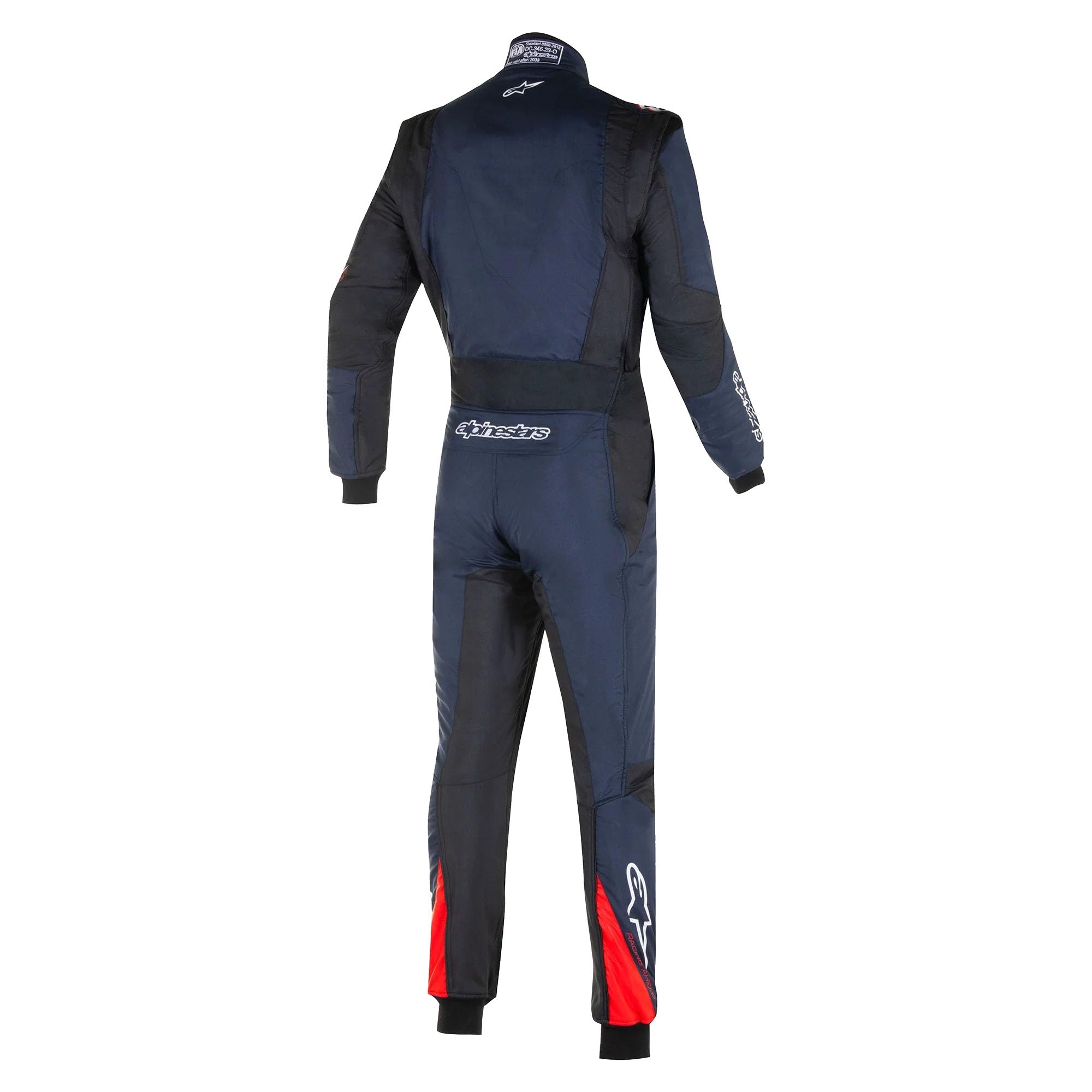 Sparco Men's Suit (White/Red, Large)