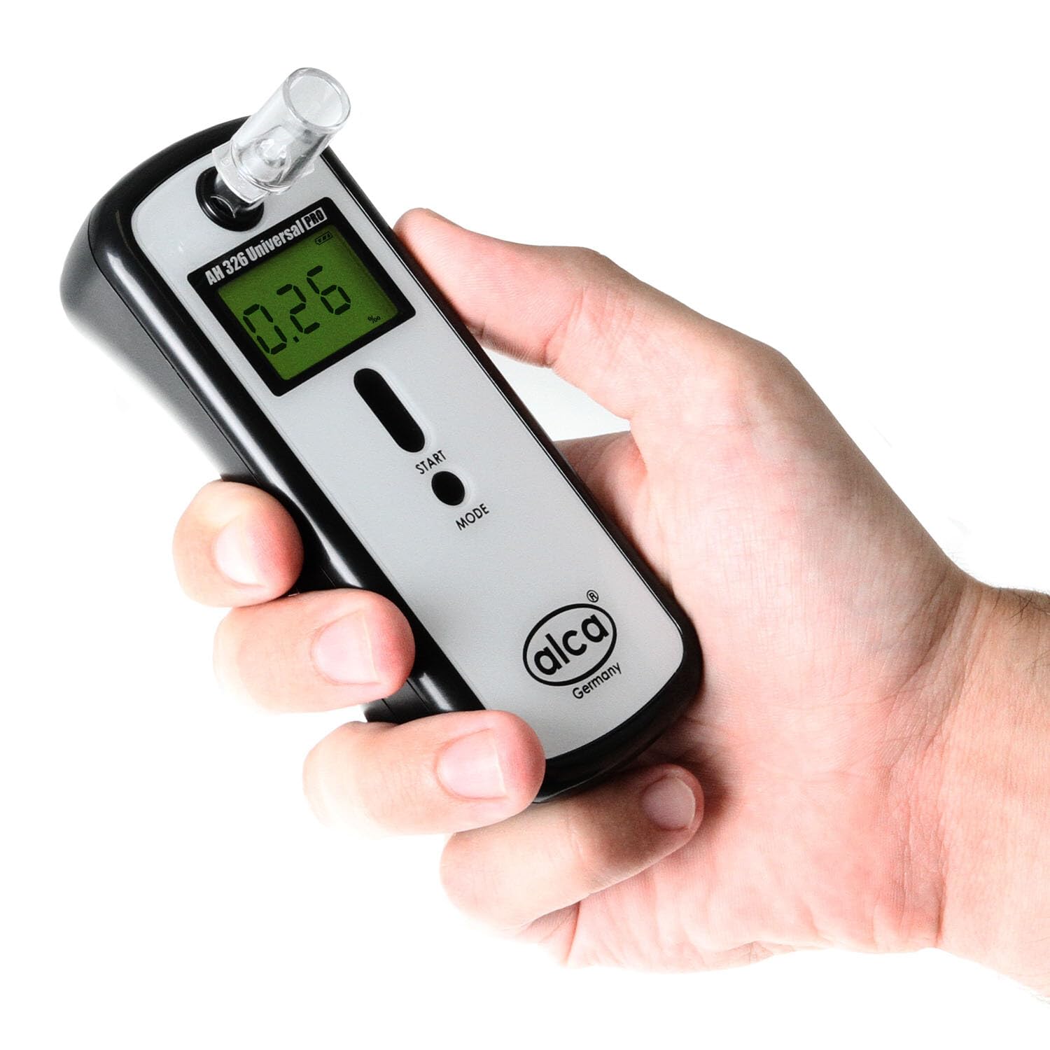 alca Éthylotest numérique de police - Kit complet avec étalonnage gratuit