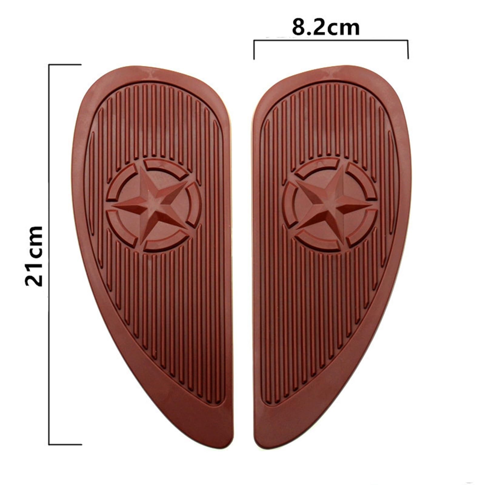 Tampon Réservoir Moto - Coussin Traction Latéral Protection Genoux Vintage