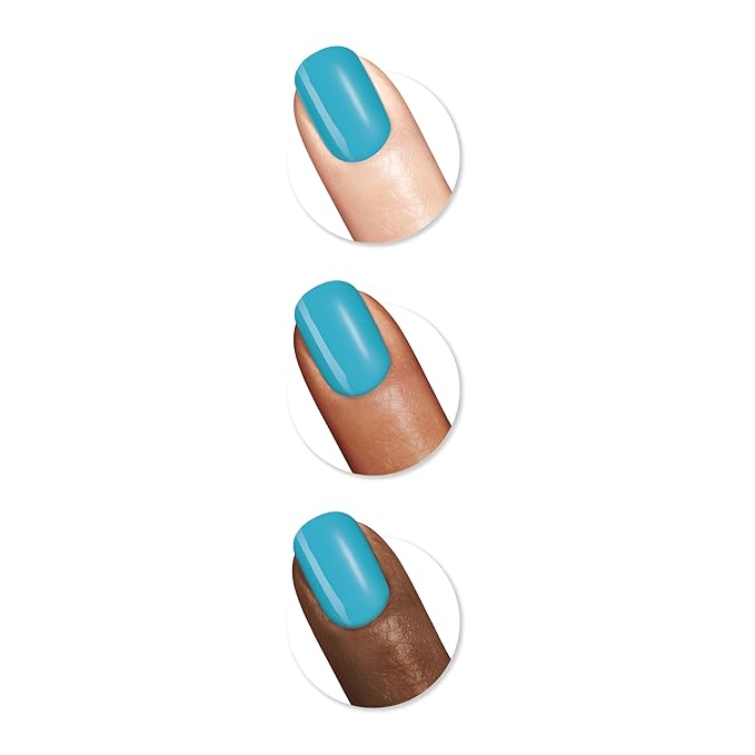Sally Hansen Miracle Gel Keith Haring Esmalte de Uñas Azul Cian miniatura 3