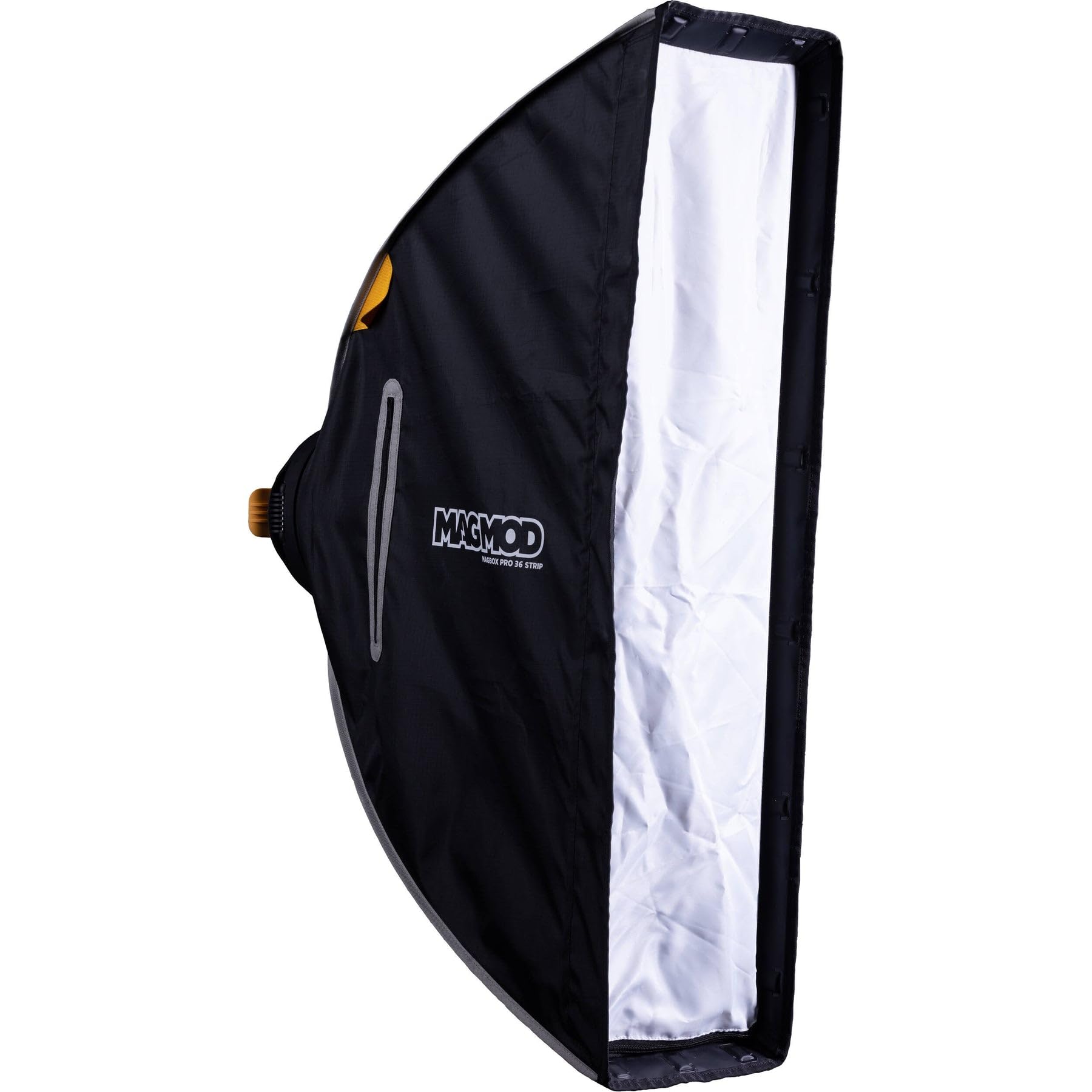 MagMod MagBox PRO 36" Strip Softbox with Integrated Gel Slot and Storage Pocket for Fabric Diffuser - Compatible with Speedlight Flashes and Strobes