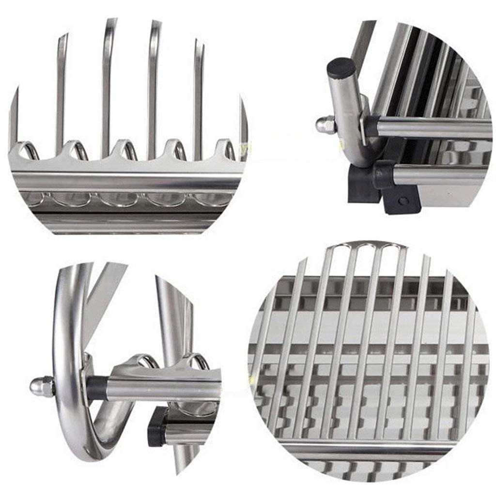 Suministros De Cocina Escurridor De Platos De Acero Inoxidable Escurridor De Cuencos Estante De Almacenamiento Escurridor De Platos Montado En La Pared, 67 * 26 * 39 Cm,