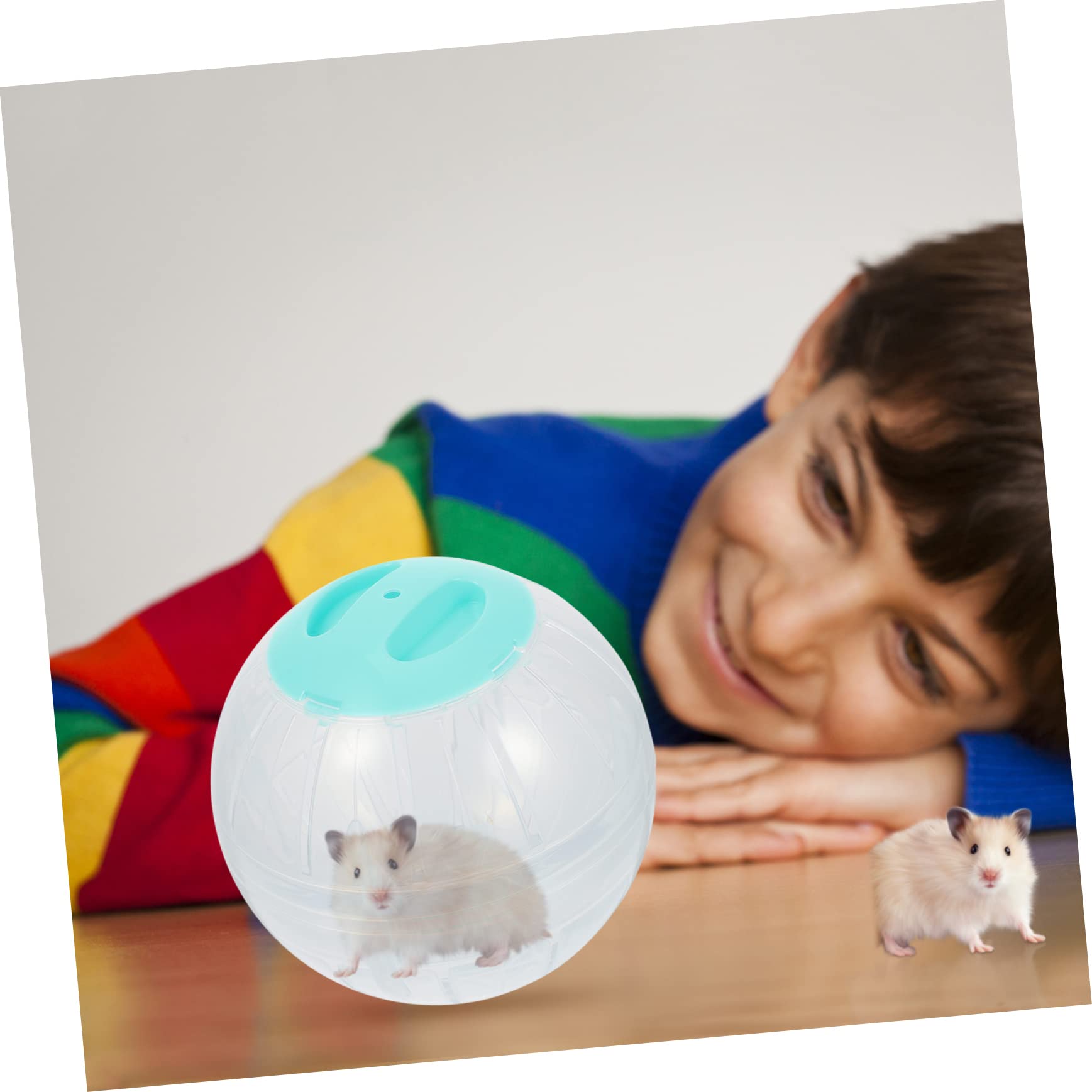 ORFOFE 4stücke Hamster Exercise Transparente Laufkugeln Für Aktive Haustiere Langlebige Spielzeuge Für Hamster Und Kleine Tiere Für Indoor-Training Und Fitness