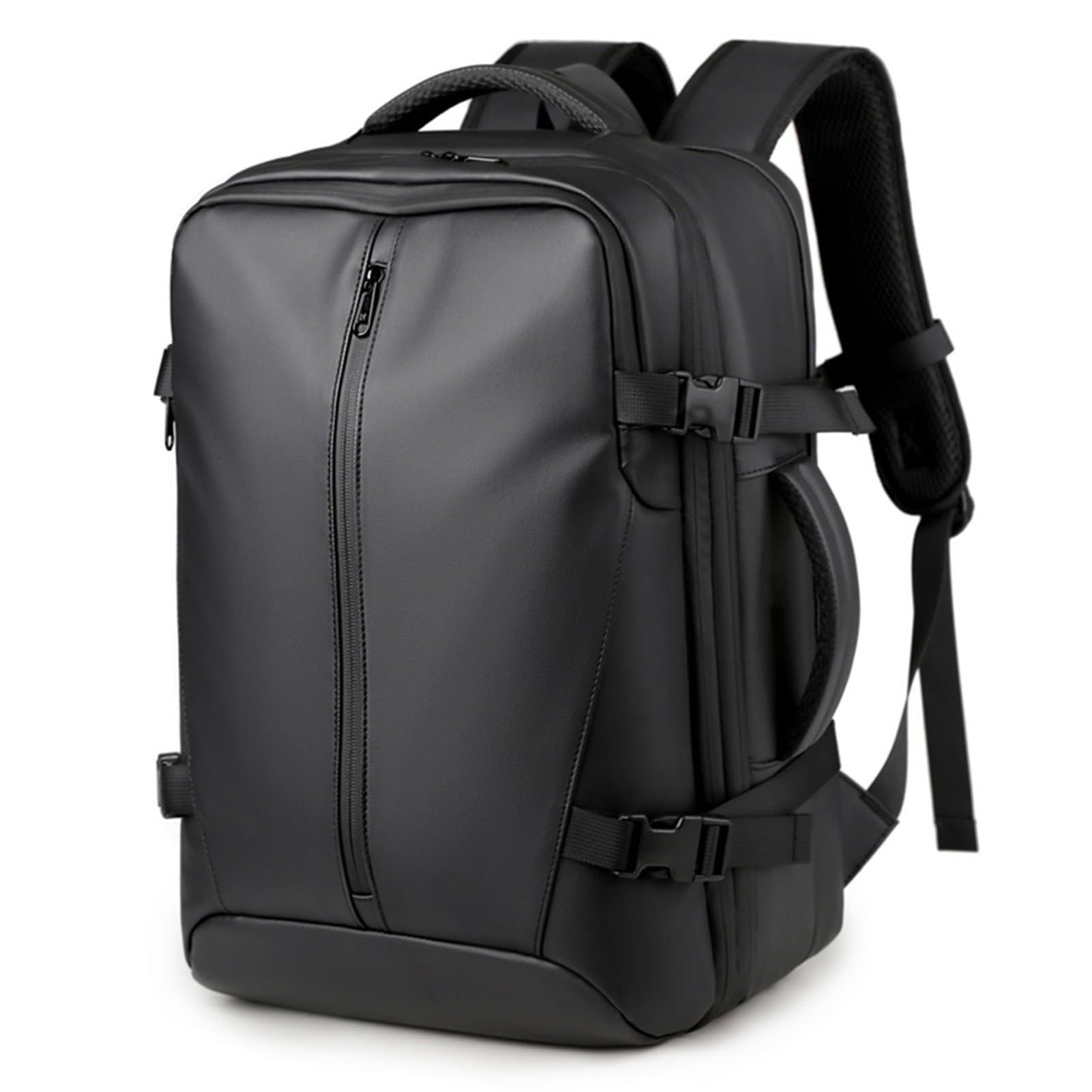 Sac à Dos à Compression Sous Vide, Sac de Voyage Antivol Extensible d'une capacité de 36 à 55 L pour Ordinateurs Portables et Déplacements Domicile-travail