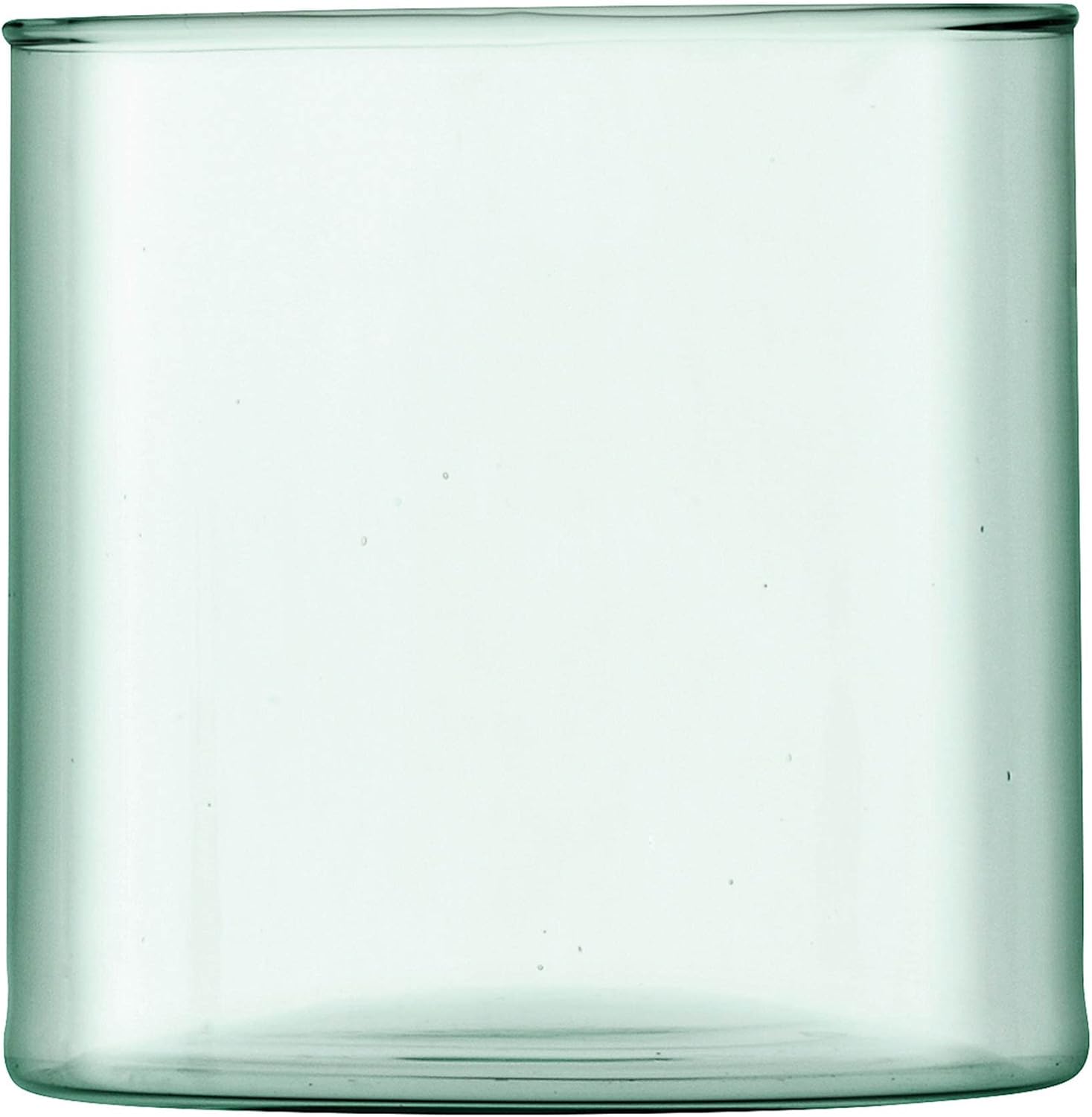 LSA International Canopy Planter 5.25”, Luxury Modern Decorative Recycled Glass Flower Pot with Domed Base