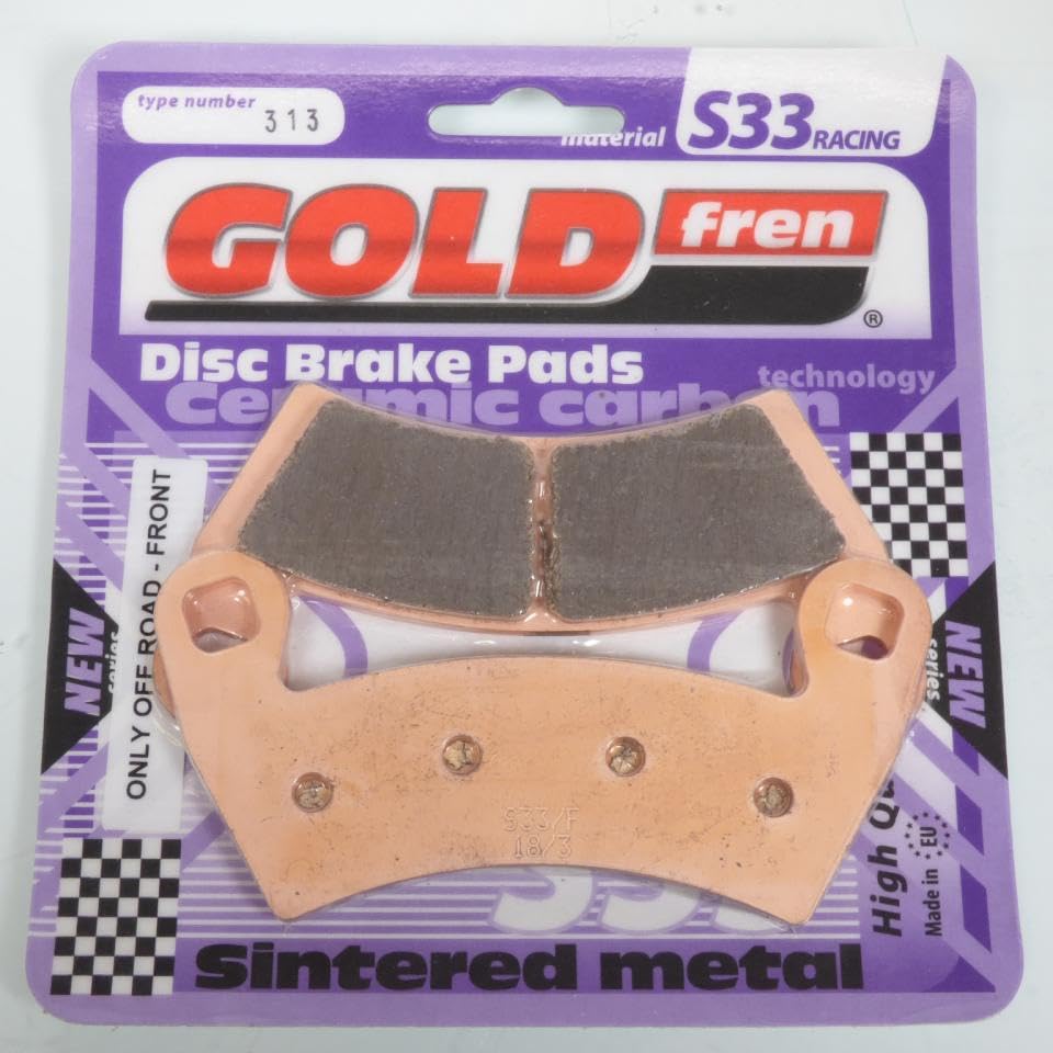 Plaquette de frein Gold Fren pour Polaris 700 Ranger Crew EFi 4x4 2009 avant et arrière