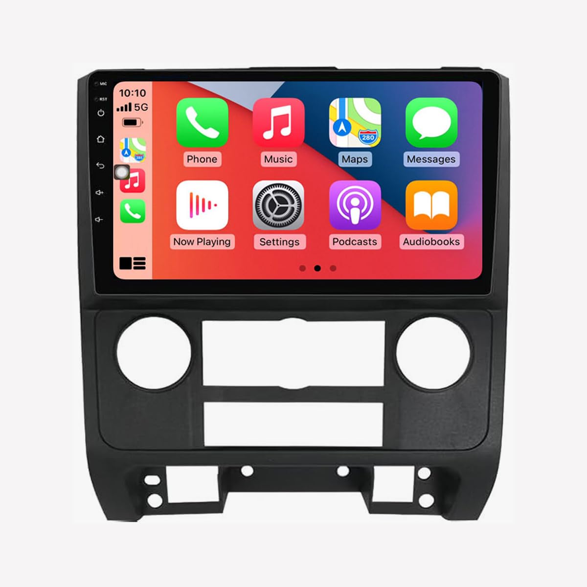 FELLOSTAR for 2008-2012 Ford Escape Car Stereo Update Radio Replacement with Carplay & Android Auto 8-Core 4+64G Head Unit 9 Inches QLED Touch Screen Bluetooth