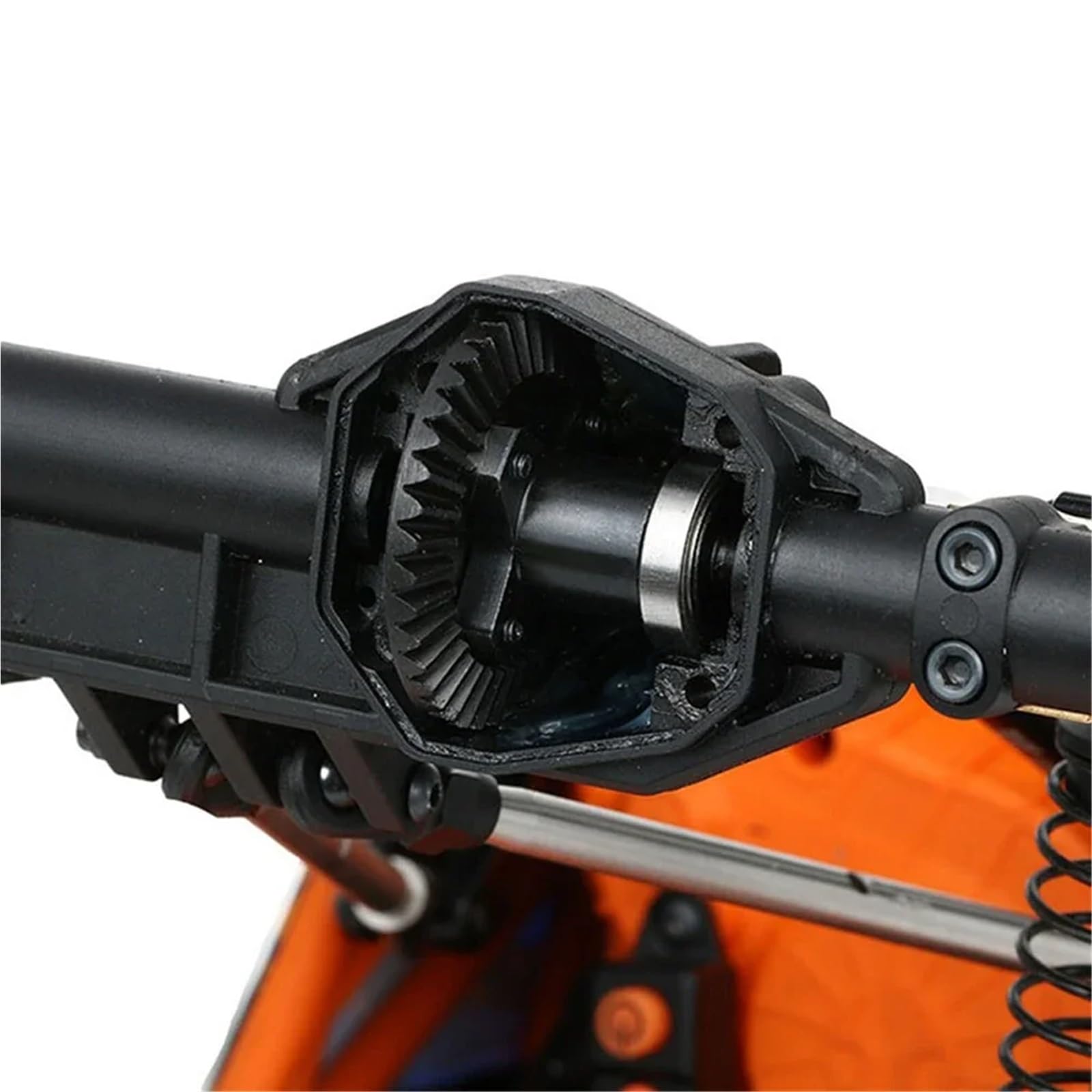 Für Axial Für Rbx10 Für Ryft 1/10 Rc Auto Gehärtetem Stahl Kegelrad Differential Locker Vorne Hinterachsen Upgrade Teile RC Zubehör