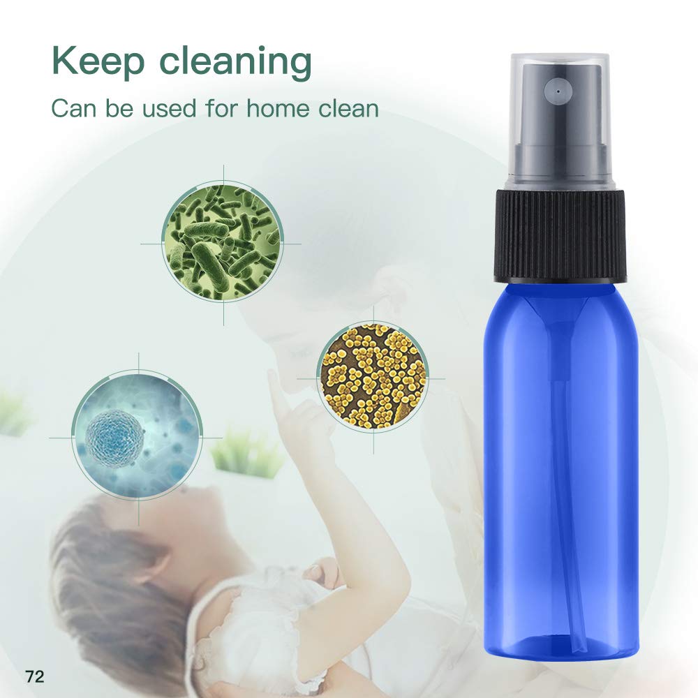 12 Flaconi Spray Da Viaggio 30ml Trasparenti - Bottigliette Plastica Per Profumi, Liquidi E Cosmetici