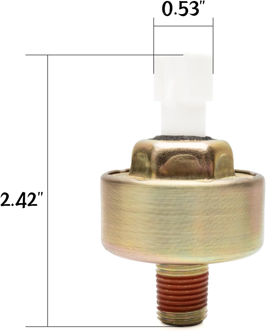 10456215 Ignition Knock Detonation Sensor Compatible with Buick Allure 3.8L,Lucerne 3.8L,Park Avenue 3.8L,Regal 3.8L,Riviera 3.8L.Chevrolet Camaro 3.8L,6215 Knock Detonation Sensor