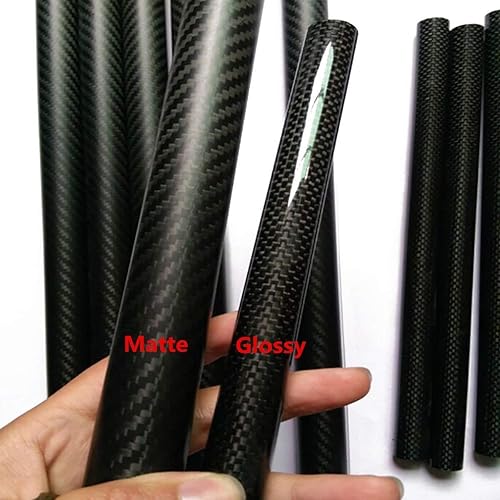 Miniatura 3 de 2 tubos de fibra de carbono envueltos en rollo con superficie brillante de 0.315 in, 0.394 in, 39.4 ft, 0.551 in, 0.630 in, 0.709 in, 0.787 in,