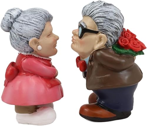 Miniatura 3 de Ebros Gift Juego de 2 estatuas románticas de "Roses and Smooches" Mr and Mrs Cruise - Juego de 2 estatuas para decoración del hogar, aniversario,