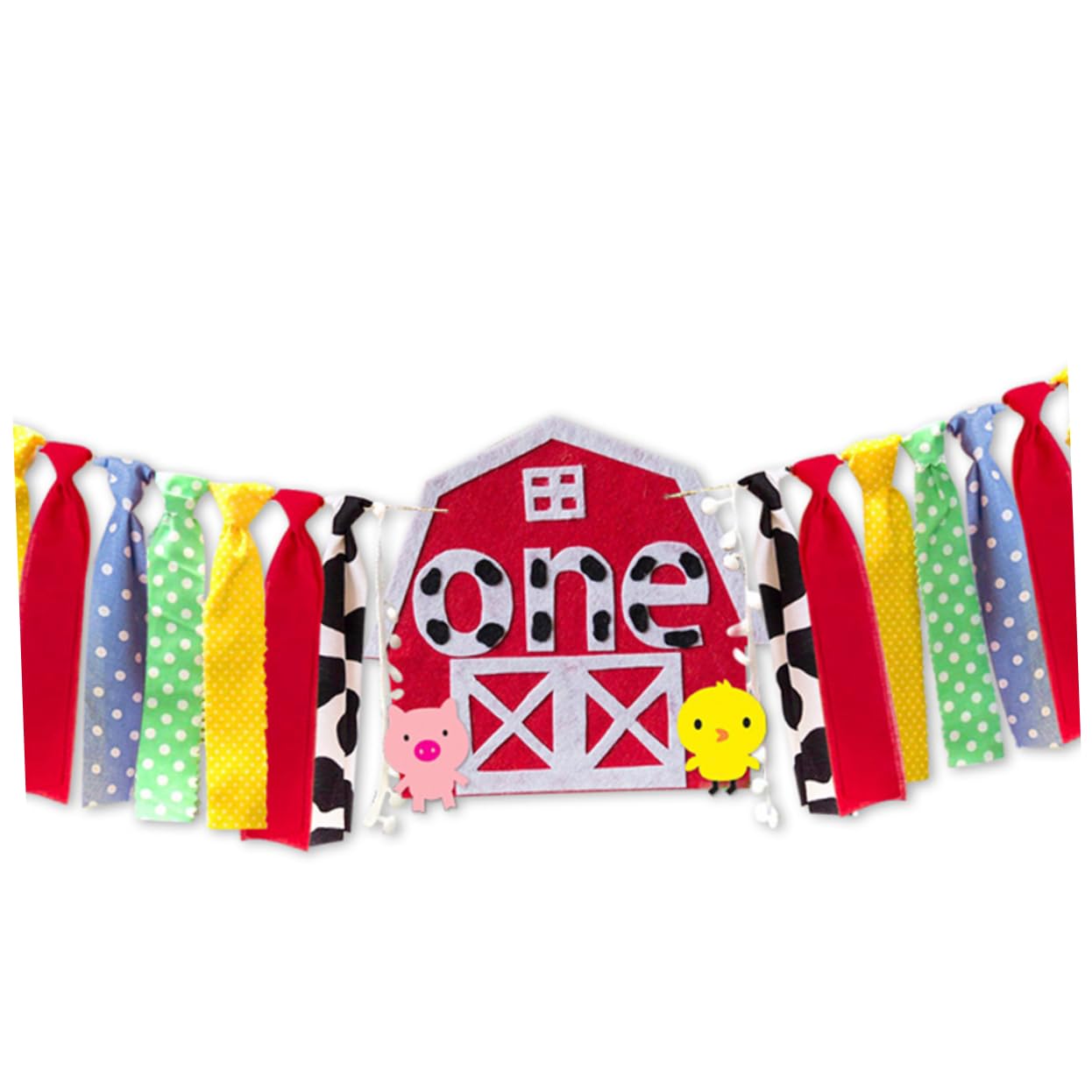 VICASKY 3piezas Banderín De Cumpleaños De Para Primer Cumpleaños De Decoración De Fiesta De Animales Celebraciones