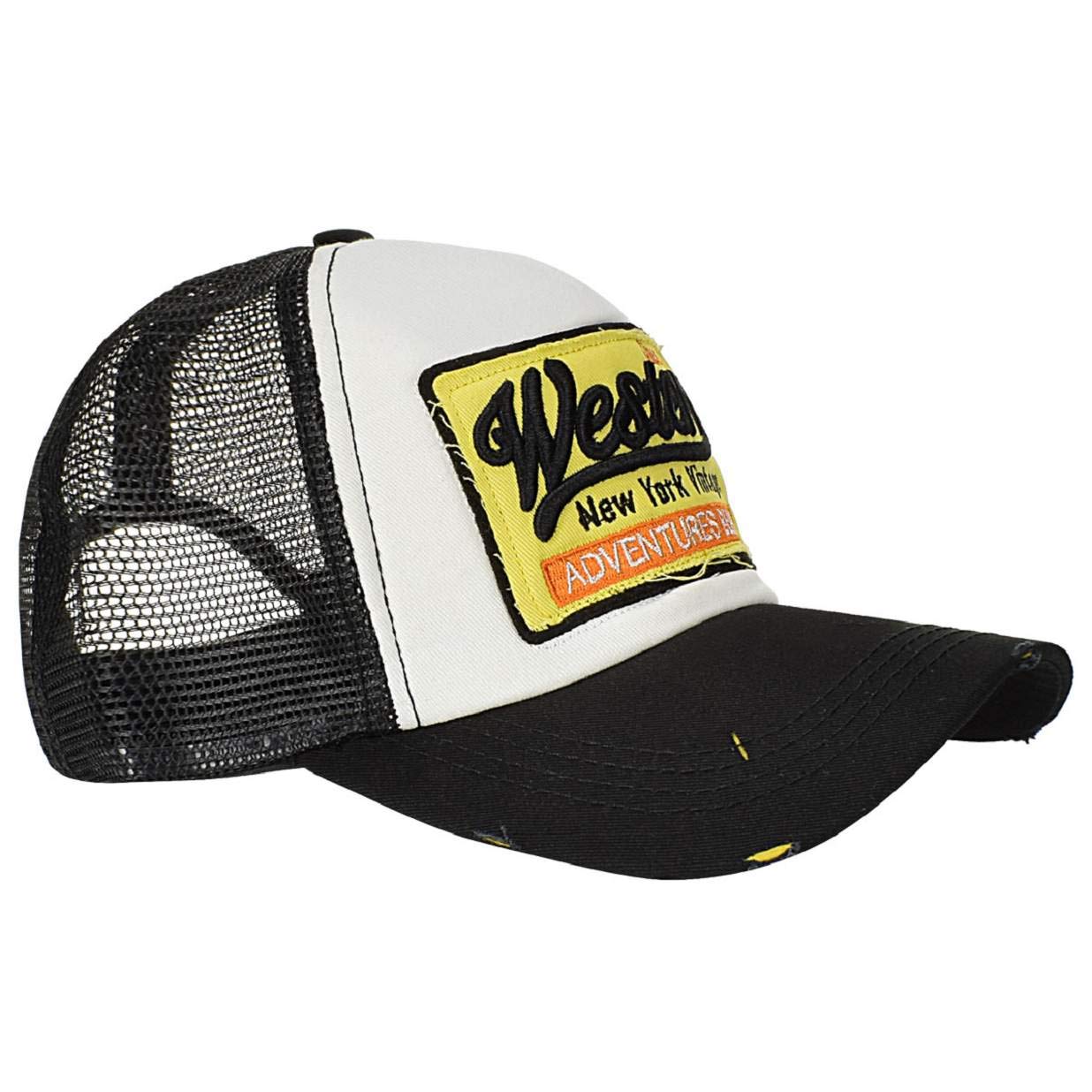 heekpek Cappello Uomo Baseball Cappellino con Visiera Estivo Ricamato Cappelli a Rete Donna Traspirante Cappellini Casuali Cappello Rapper Trucker