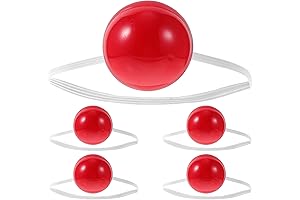 Red LED Blinking Clown Noses for Festive Celebrations