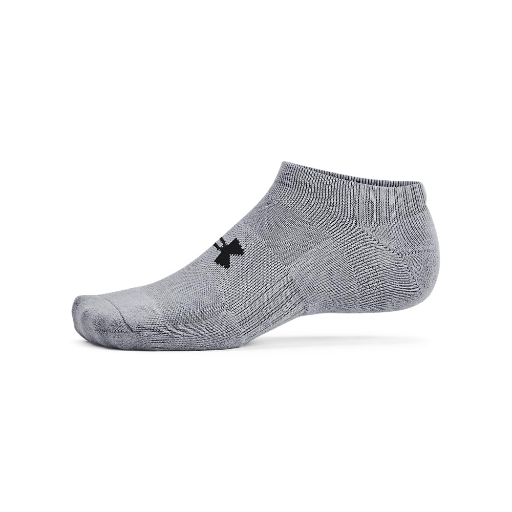 Under Armour Skarpety treningowe, uniseks, bawełna, 6 sztuk, (035) stal/białe/czarne, L, (035) Stal/biały/czarny, L