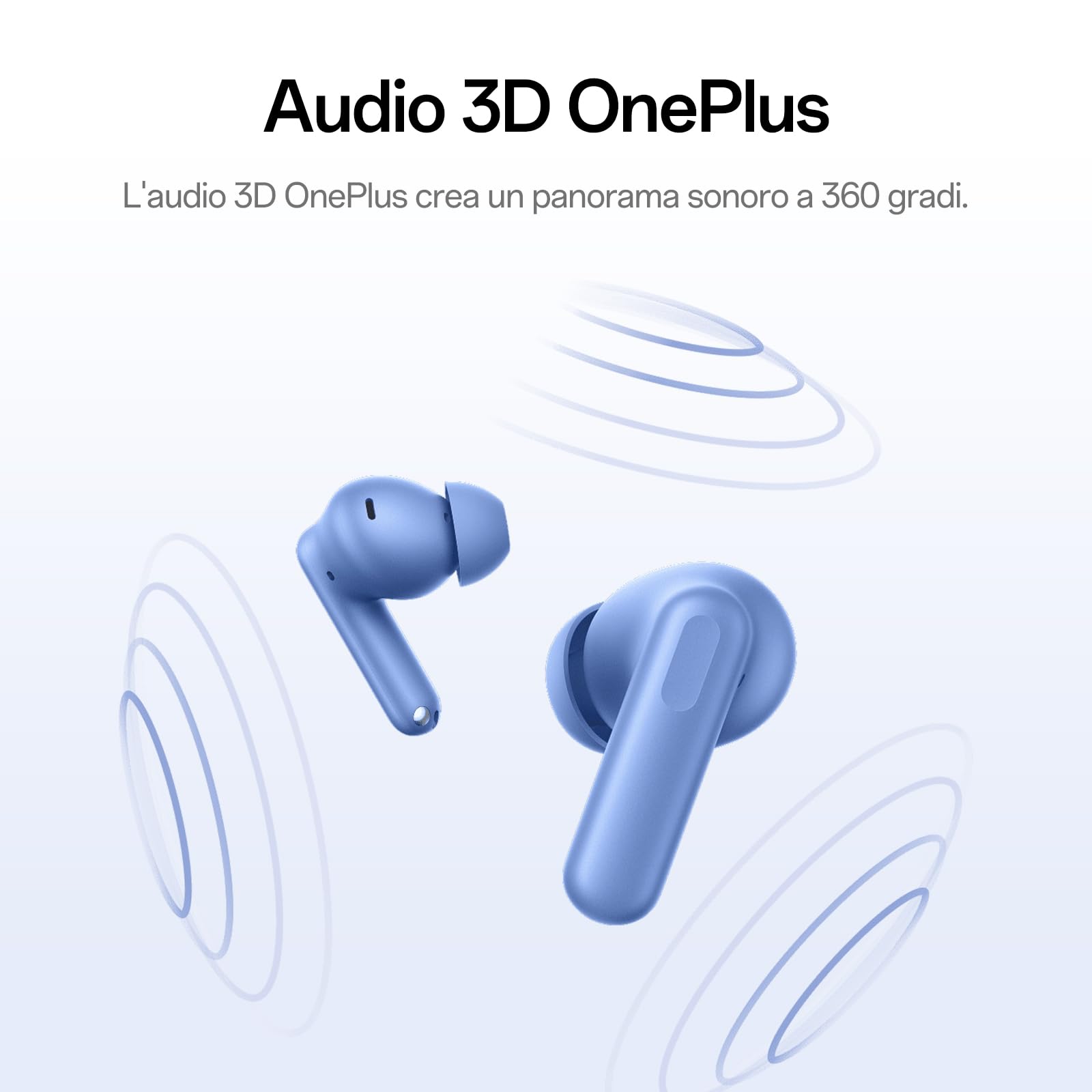 OnePlus Auricolari Nord Buds 3r, batteria con autonomia totale di 54 ore, driver da 12,4 mm, ricarica rapida, cancellazione del rumore durante le chiamate, Bluetooth 5.4, IP55, nero