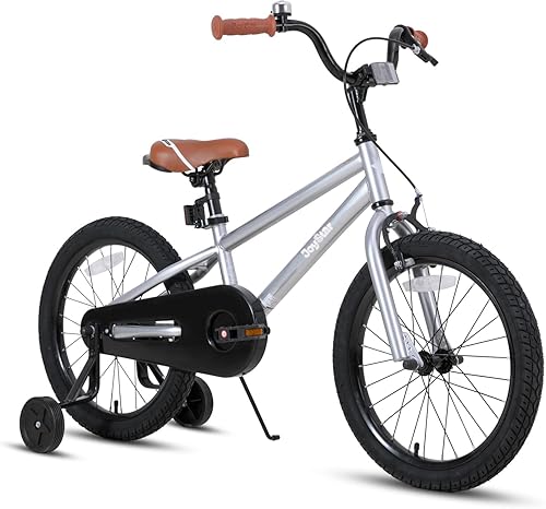 Miniatura 10 de JOYSTAR Bicicleta infantil para niños de 2 a 12 años, bicicletas para niños y niñas, 12 a 20 pulgadas, estilo BMX, con ruedas de entrenamiento,