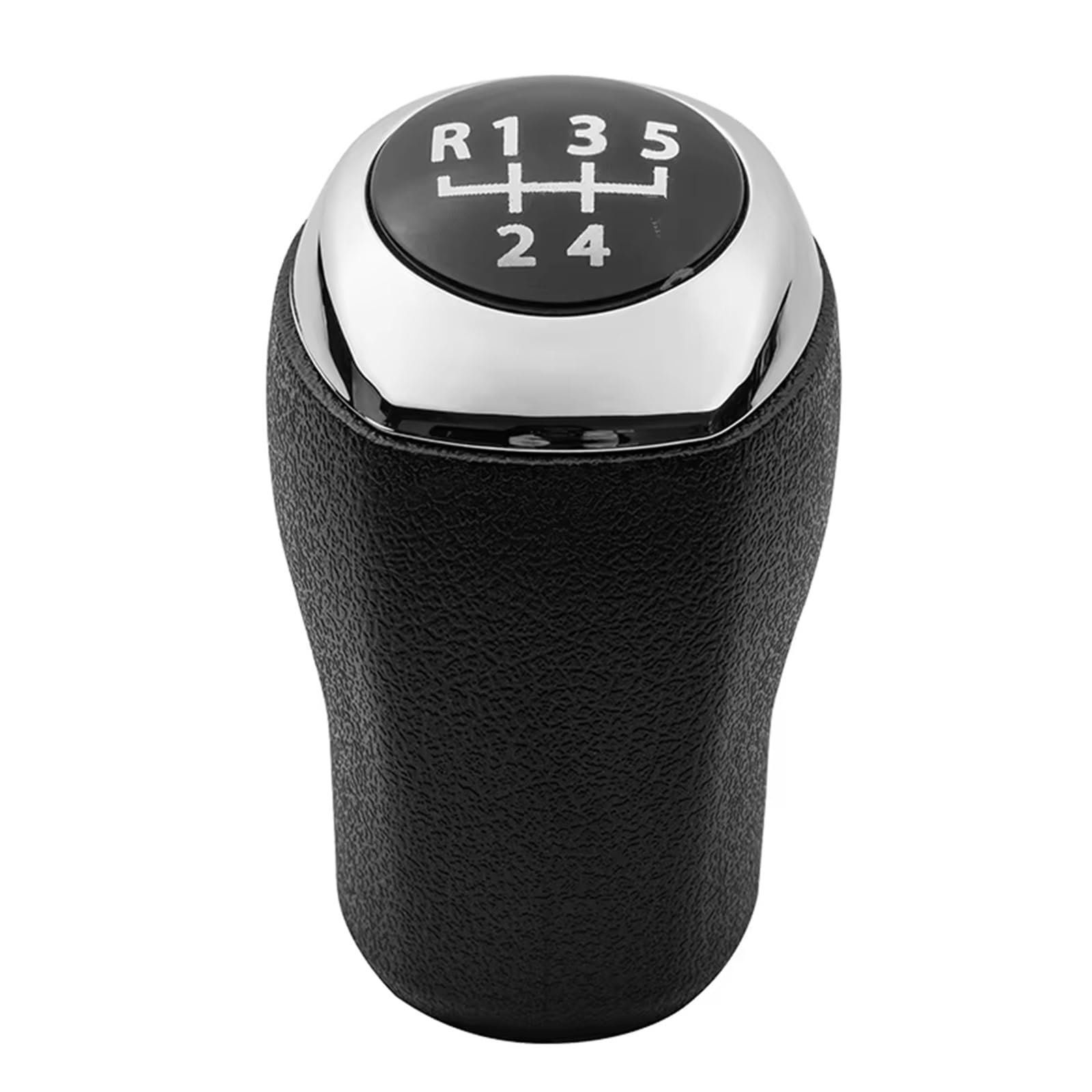 EFDDTBHE Compatible with Hyundai for Elantra GT for Accent for Solaris for Avante MD for I30 MT Gear Shift Knob Lever Shifter Handball Stick Shifter Handle(Chrome Bright 5Speed)