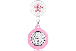 Nurse Watch - Retractable Nurse Fob Watch with Leaves”,