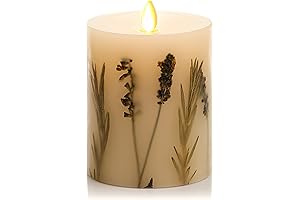 Luminaria Lifelike Moving Flame Candle with Mood-Setting Aromatherapy