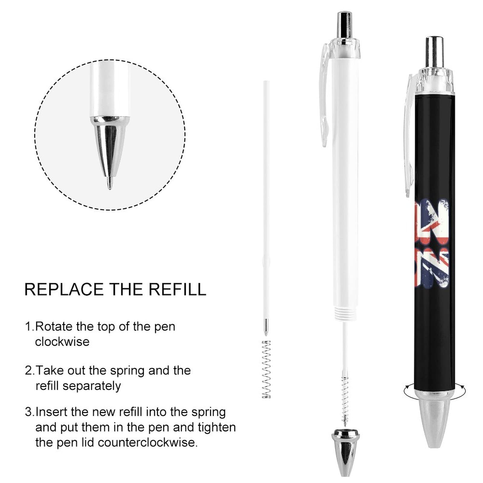 Bolígrafo Blanco Con Bandera De Portugal | Tarjeta De Fidelización