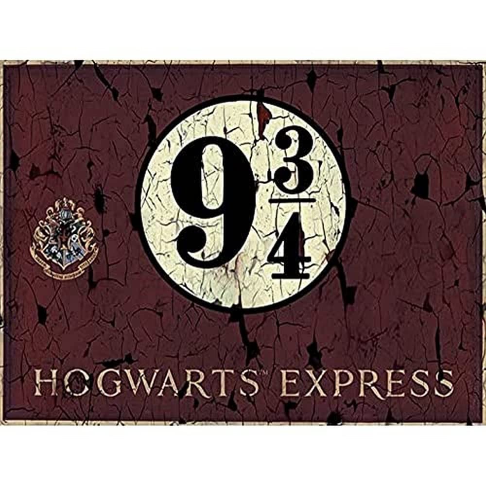 Pyramid International HARRY POTTER Canvas Print Hogwarts Express 9 ¾ 60cm x 80cm - Official Merchandise