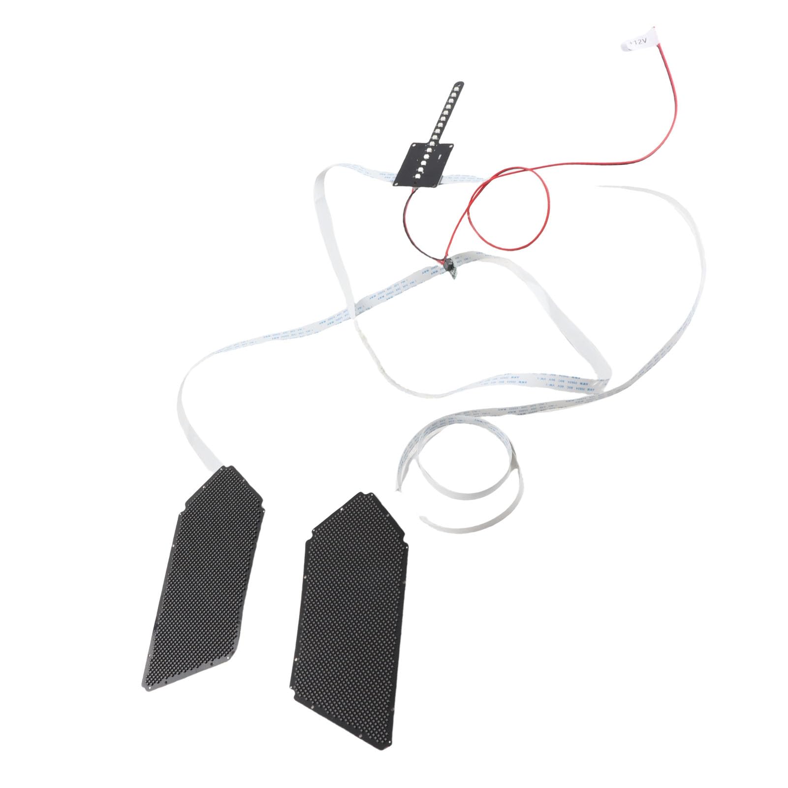 Mochila LED con pantalla ocular, resolución de 60x96, aplicación Bluetooth, pantalla de visualización programable para mochila de coche, DC12V
