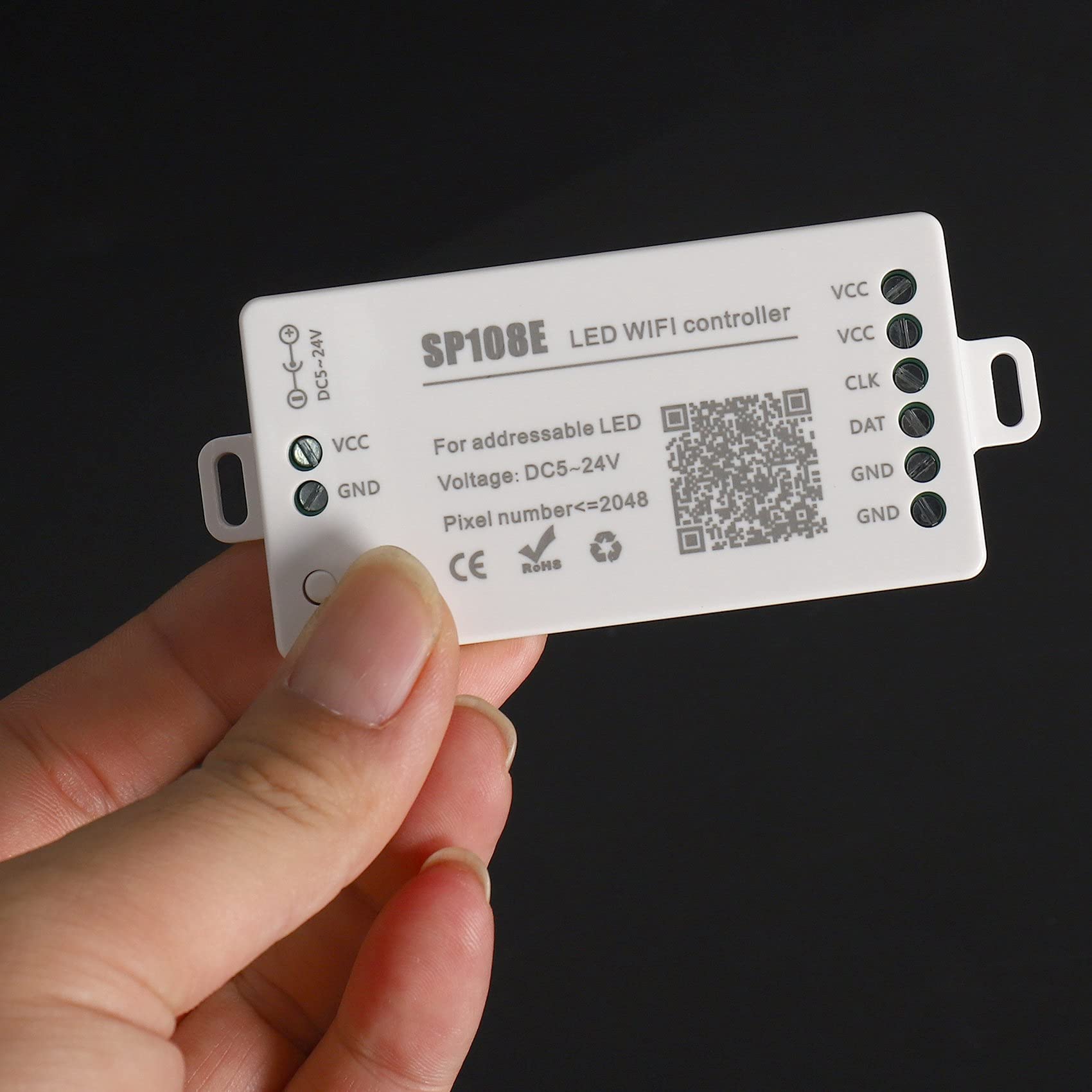 SP108E LED WiFi Controller WS2812B WS2813 Etc Modulo Luce Intelligente APP Controllo Wireless iOS 10/Android 4.4 DC5-24V