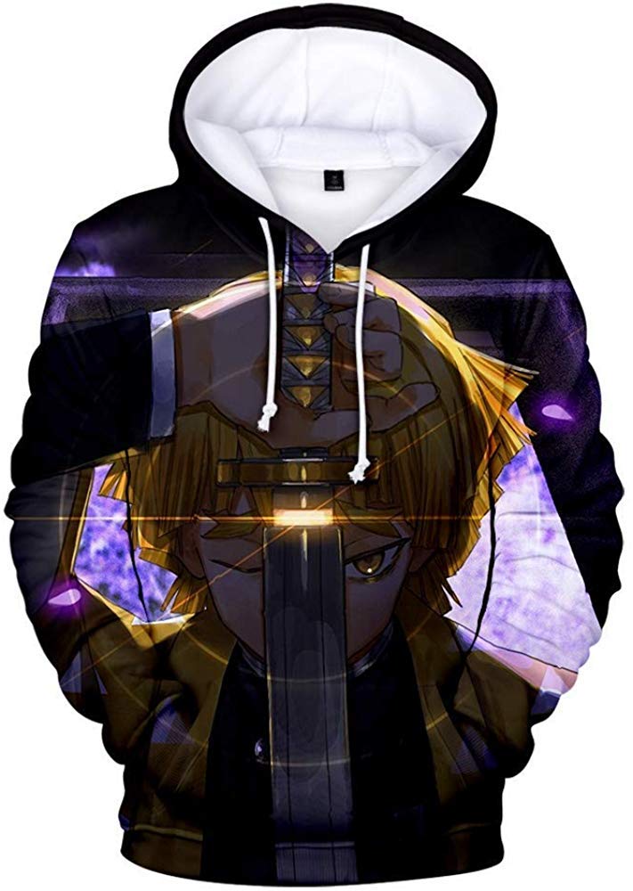 Cosplay Life 3D Anime Pullover Hoodie Monkey D Luffy Halloween Unisex Adult Manga Merch Sweater With Kangaroo Pockets