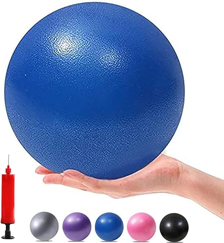 Ejercicio Pilates Mini Yoga Pelotas Barre Pequeño para Estabilidad en el Hogar Squishy Entrenamiento Fisioterapia Mejora el equilibrio con la bomba