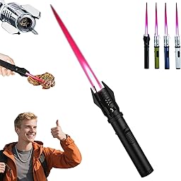 Lux Blaze Lighter, Luxblaze Plasma Lighter, Camping Outdoor Windproof Straight Flame Lighters, Torch Lighter Adjustable Flame, Household Kitchen Torch Lighter (Black)