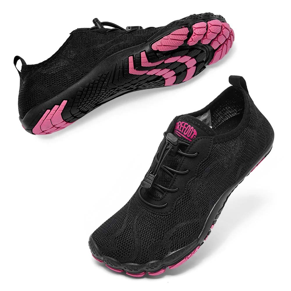 hiitave Womens Water Shoes Quick Dry Barefoot for Swim Diving Surf Aqua Sports Pool Beach Walking Yoga