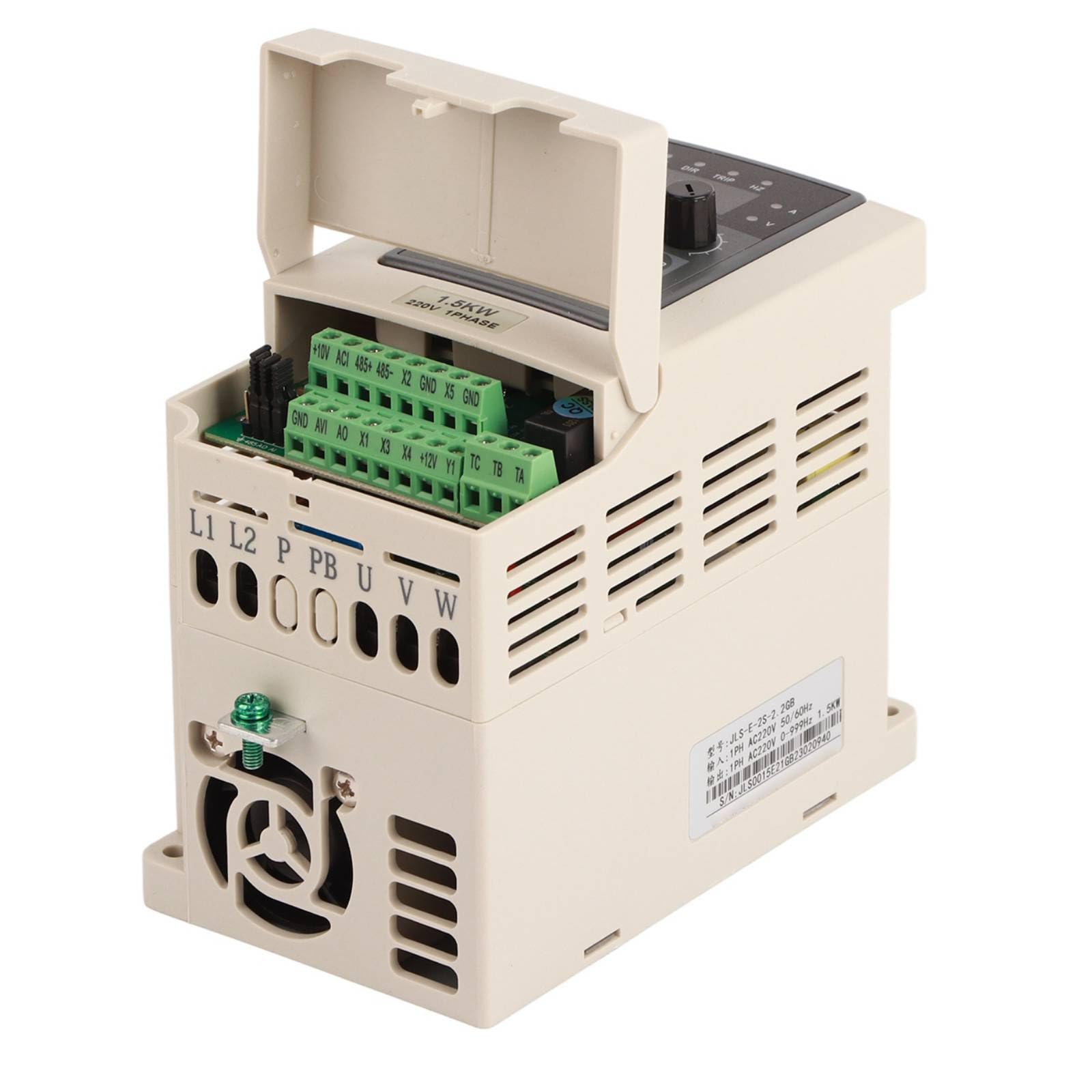 FTVOGUE Onduleur VFD Monophasé 220V, Convertisseur de Fréquence Variable 0,75 KW, Contrôle PAM pour Moteur de Broche