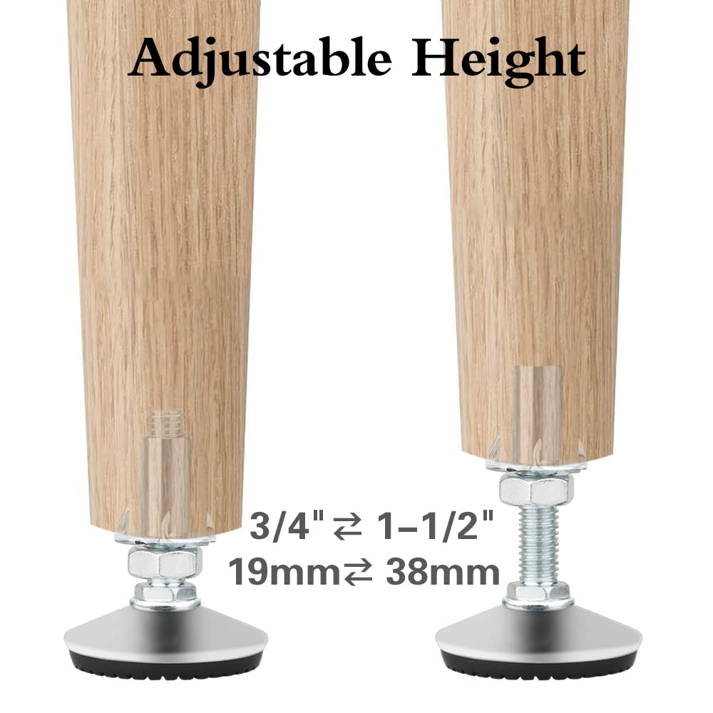 Buy 4 Set M10 Adjustable Leveling Feet, Tahikem Heavy Duty Height