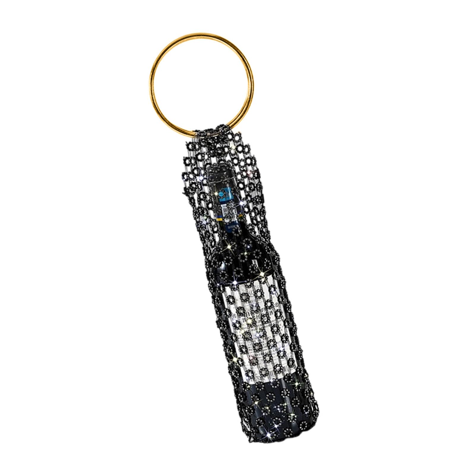 Shntig Clear Beverage Case with Detailed Craftsmanship Great for Bridal Celebrations and Gatherings Festive Liquor Presentation Bag