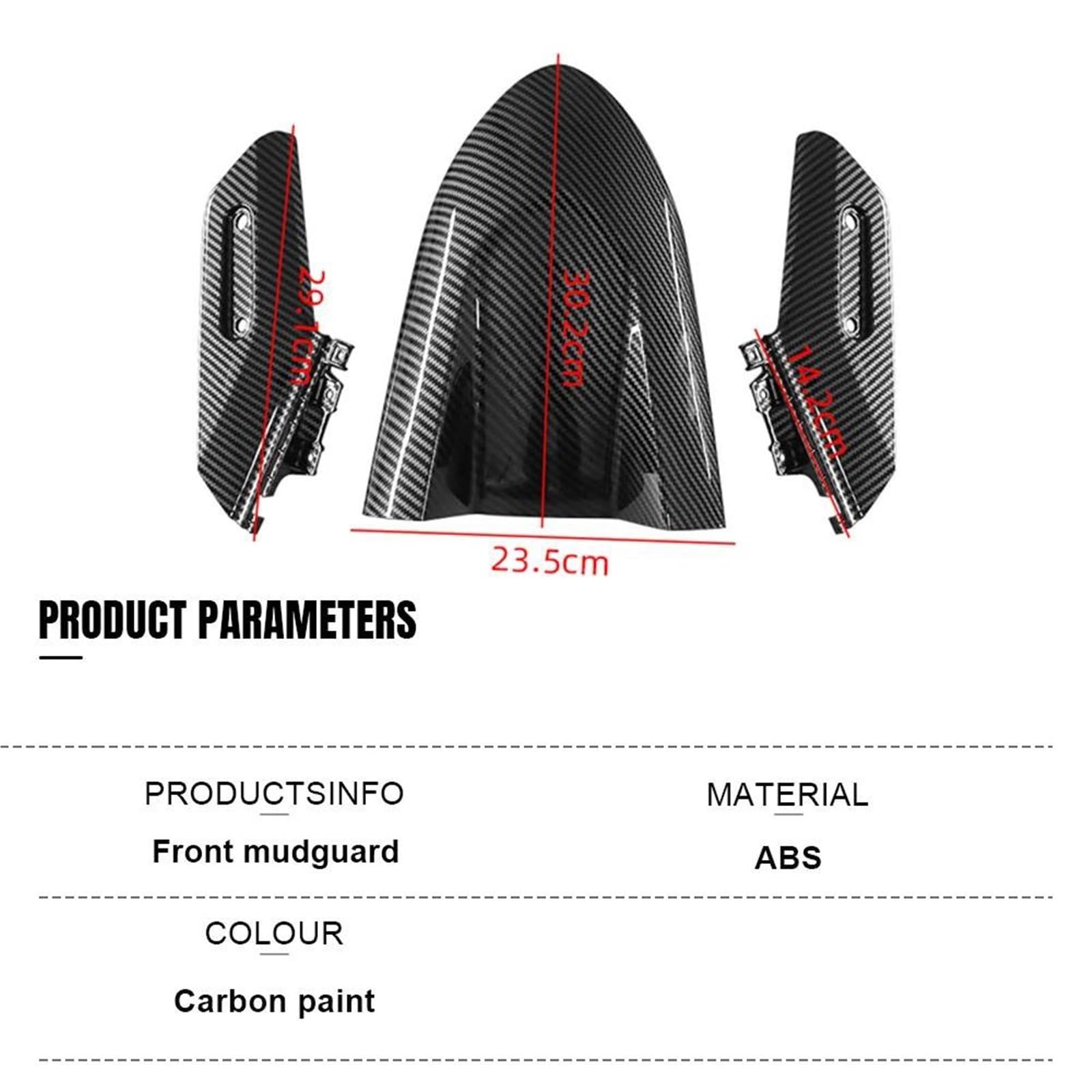 Parafango Ruota Anteriore Moto Per Yamaha TMAX530 TMAX560 2015-2021 In Plastica ABS Paraspruzzi