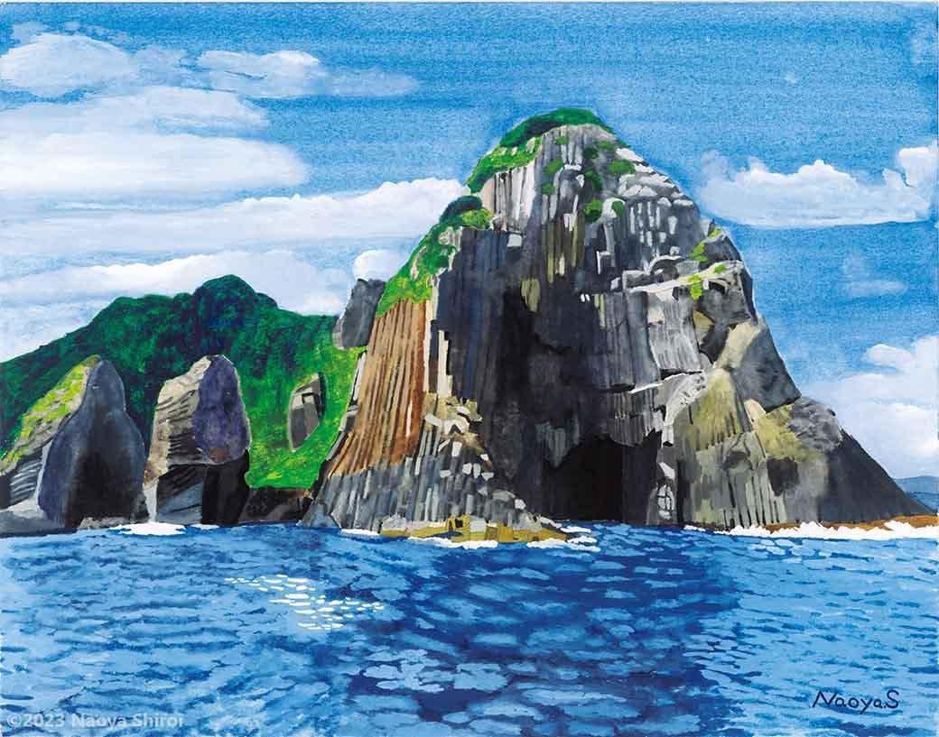 Amazon.co.jp: 水彩画 ジクレー版画「芥屋の大門」糸島市 : おもちゃ