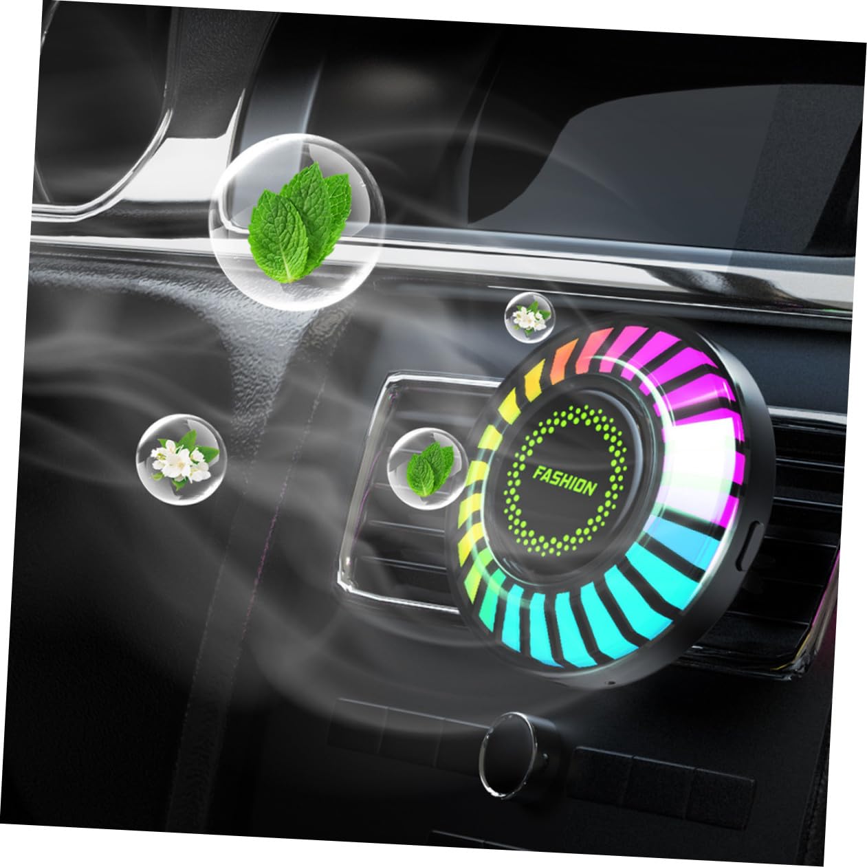 ULTECHNOVO 4 Pz accessori per prese d'aria per auto luci led lampade led diffusore di profumo per auto diffusore di per auto divertente deodorante per auto deodoranti per auto