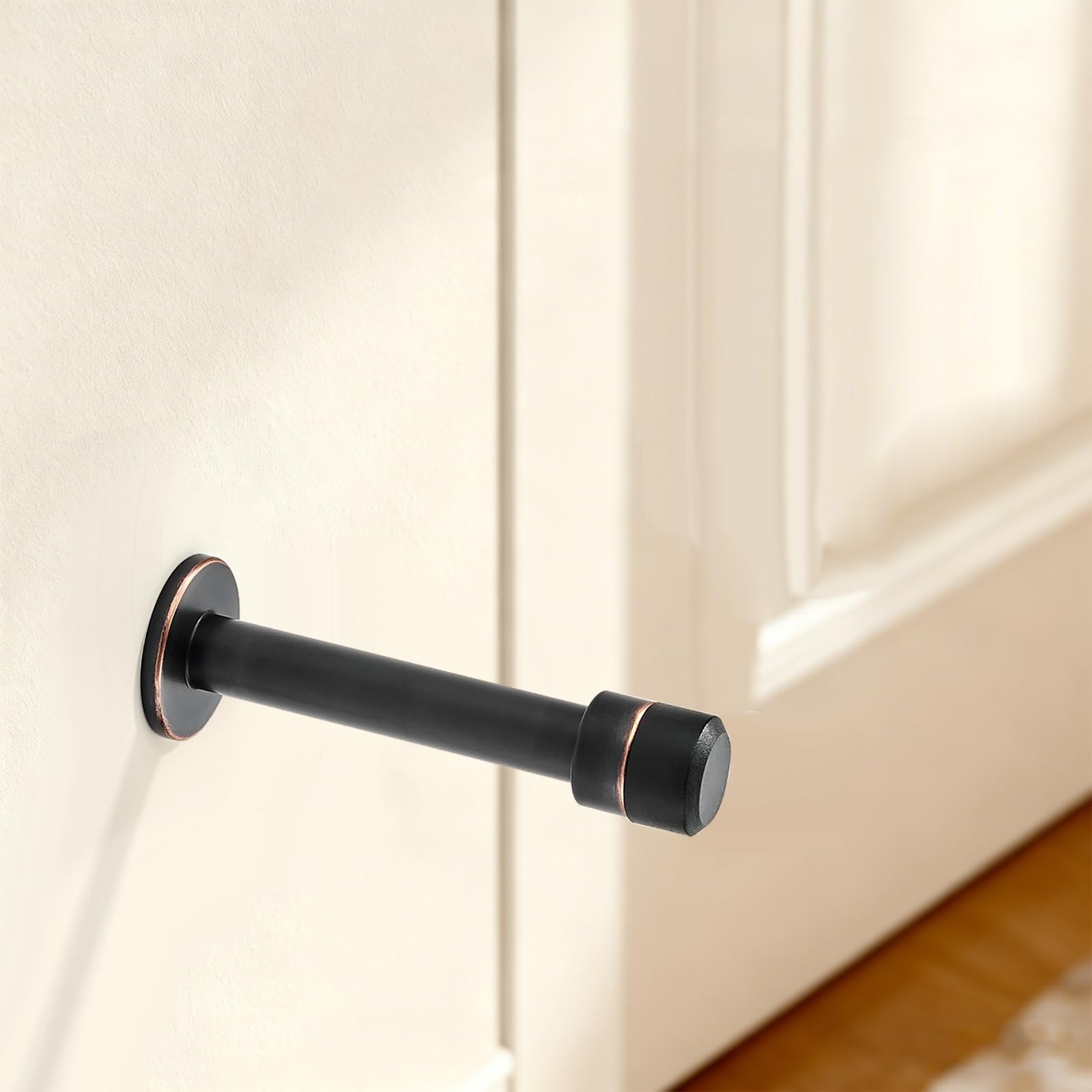 KHTUMEWARE-DS367 Rustic Black Door Stops 2-Pack in Rustic Black — KHTUMEWARE