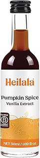 Pumpkin Spice Vanilla Extract – Heilala Pure Vanilla infused with Pumpkin Spice Extract, Perfect for Baking, Desserts and Drinks, Made using Hand-Selected Vanilla Beans from Polynesia, 1.69 fl oz