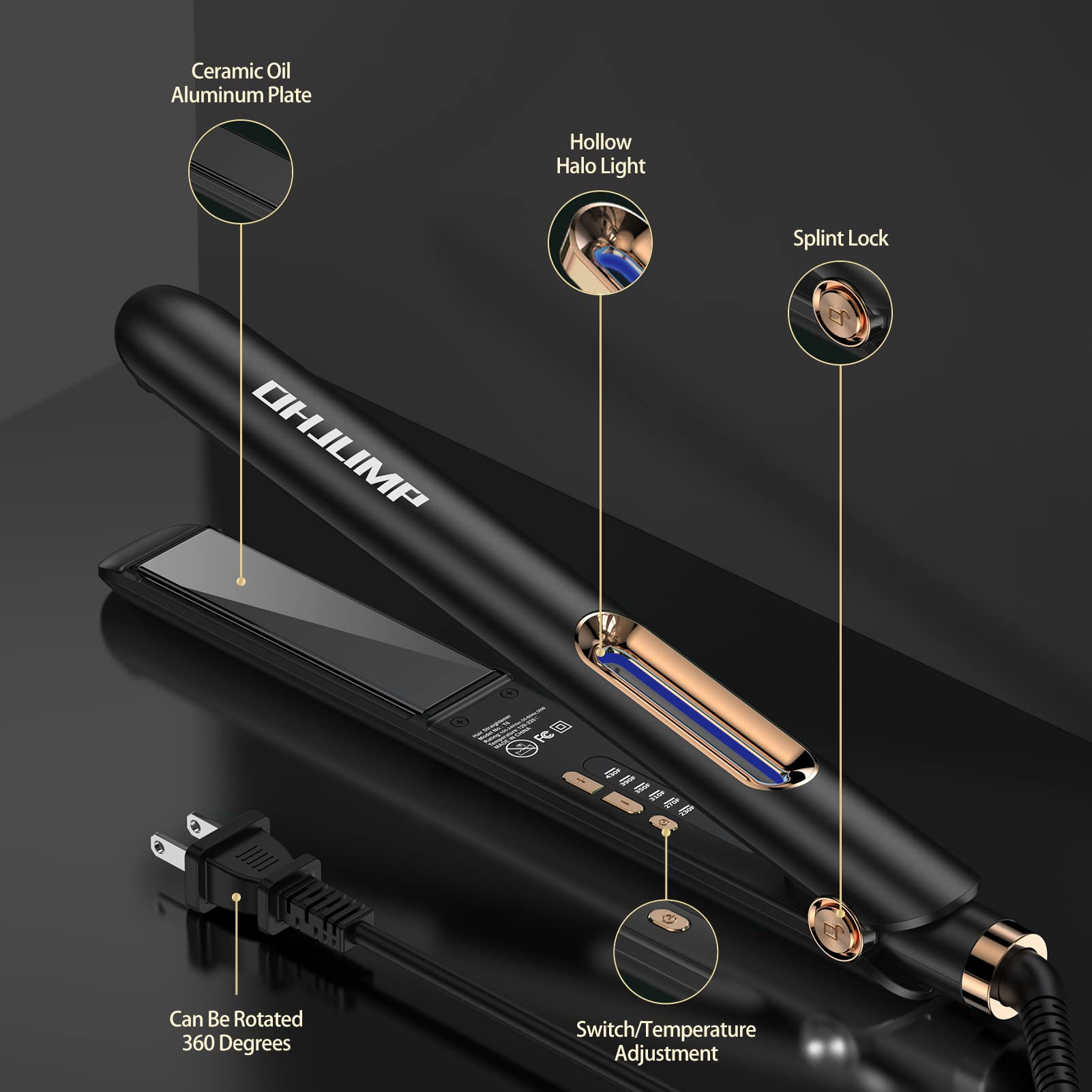 Straightener Curler Halo Titanium Hair Straightener Hairhouse