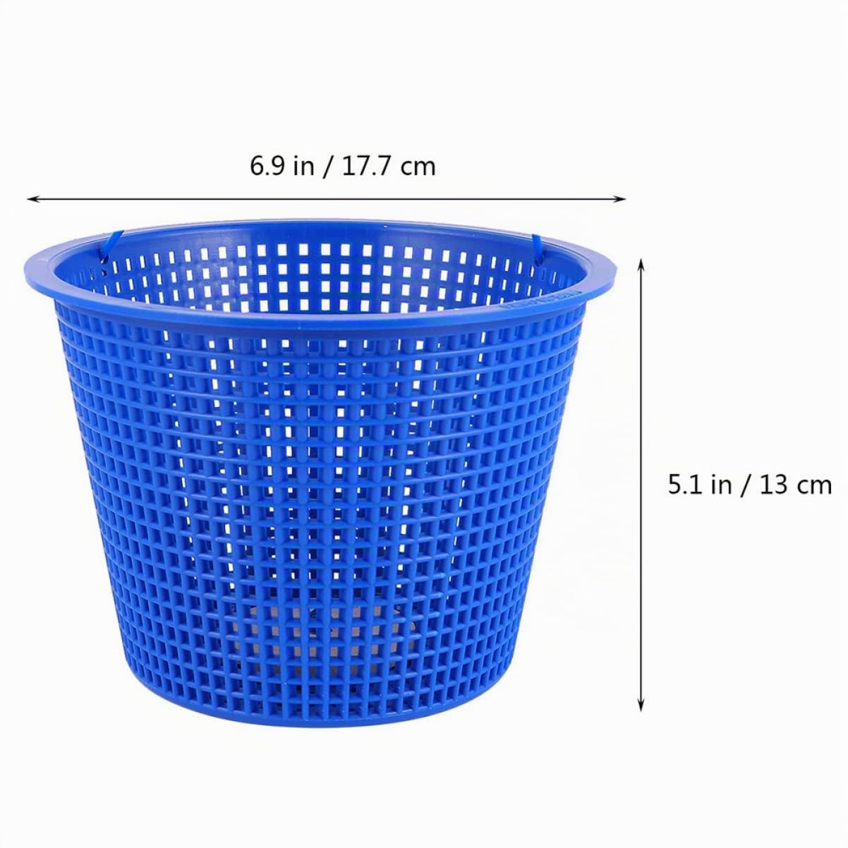 YARNOW Lot 3 Panier Skimmer Piscine 18 x 13 cm - Panier de Filtration | Filtre de Pompe pour Ecumoire, Accessoire de Nettoyage Bassin avec Anse Anti-Débris, Idéal Feuilles et Petits Déchets