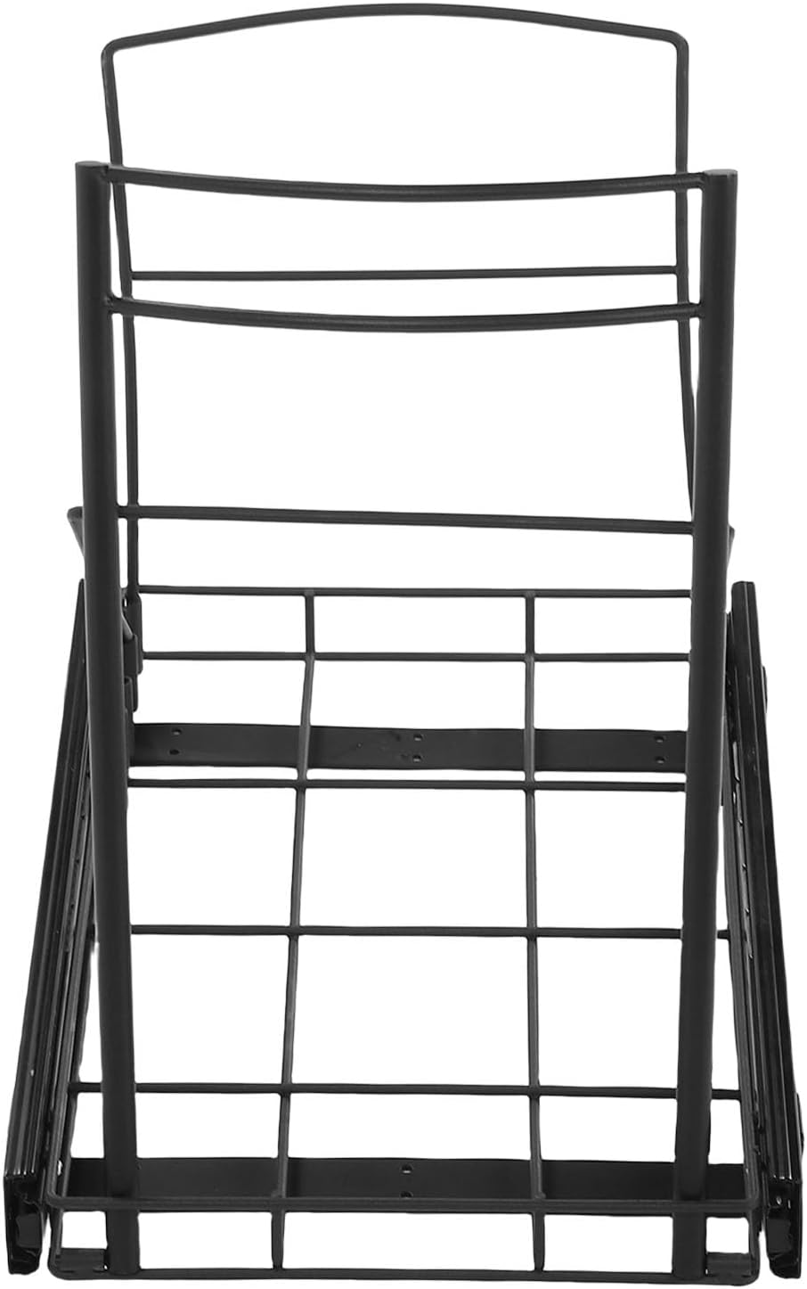 TARSHYRY Adjustable, Heavy Duty Pull Out Trash Can Rack with Soft Close Slide Rail Technology, Steel Material, Durable Under Sink Trash Can Pull Out Rack