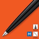 Parker Jotter Originals Ballpoint Pen, Classic Black Finish, Medium Point, Blue Ink, 1 Count - Signature Retractable Design – view 2